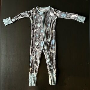 Little Sleepies To the Moon & Back (blue) 6-12m